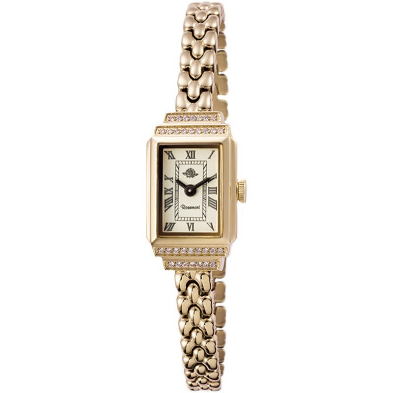 Montre Quartz pour Femmes avec Bracelet en Perles d'Eau Douce